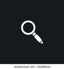 Icon magnifying glass.