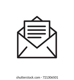 icon mail envelope
