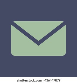 Icon of Mail or envelope. Eps-10.