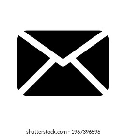 Icon Mail With Style Glyph