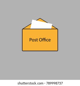 Icon of the mail in which the letter