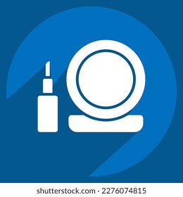 Icon Makeup. related to Barbershop symbol. Beauty Saloon. simple illustration