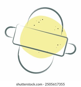 Icon Making. related to Breakfast symbol. Color Spot Style. simple illustration