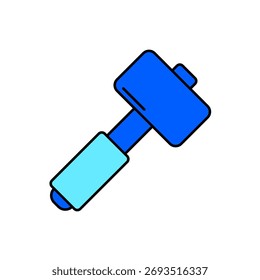 Icono de un Mallet, aislado sobre un fondo limpio.