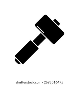 Icono de un Mallet, aislado sobre un fondo limpio.