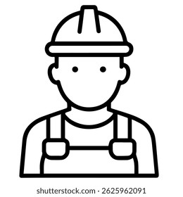 Icono hombre constructor sobre fondo blanco Vector
Icono de Vector Personas y profesiones