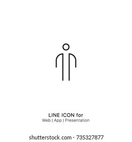 Icon man graphic design single icon vector