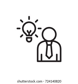 icon man lamp idea