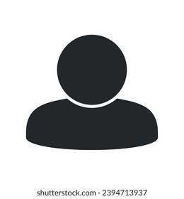 icono de man silhouette vector aislado