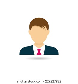 Icon of man for web design vector illustration