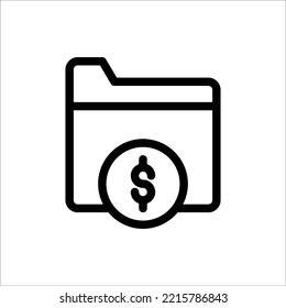 Administración de iconos, Esquema, Vector de Ilustración con logotipo de iconos plano Aislado. Adecuado para diseño web, logotipo, aplicación.