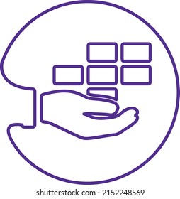 vector de negocio de recursos de administración de iconos