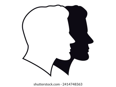 Icon of a man's face in profile.