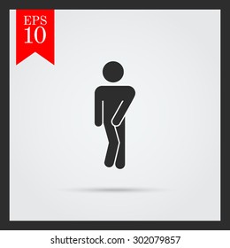Icon of man's silhouette
