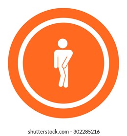 Icon of man's silhouette