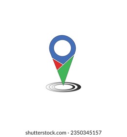 icon maps illustration design trendy