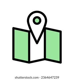 icon maps and pin location editable file