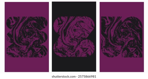 icon with marble poster.Elegant marble texture set. Luxury vector,black,green,orange, made on ‎January ‎22, ‎2025 .