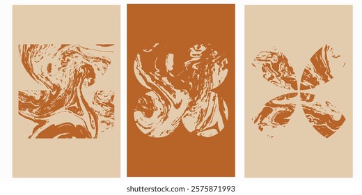 icon with marble poster.Elegant marble texture set. Luxury vector,black,green,orange, made on ‎January ‎22, ‎2025 .