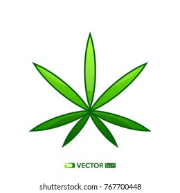 icon marijuana template