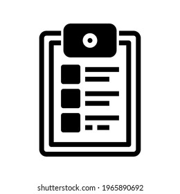 Icon Mark List With Style Glyph