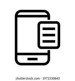 Icon Mark List With Style Outline