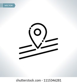 Icon marker, location