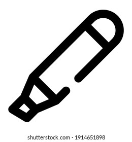 icon marker for study using line style