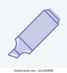 Icon Marker. suitable for Paint Art Tools symbol. two tone style. simple design editable. design template vector. simple illustration