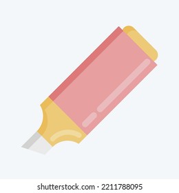 Icon Marker. suitable for Paint Art Tools symbol. flat style. simple design editable. design template vector. simple illustration