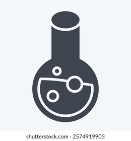 Icon Market Research. related to Media and Advertising symbol. glyph style. editable