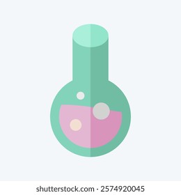 Icon Market Research. related to Media and Advertising symbol. flat style. editable