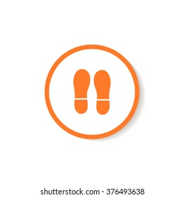 Icon marks of shoe soles.