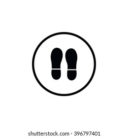 Icon marks of shoe soles.