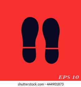 Icon marks of shoe soles.