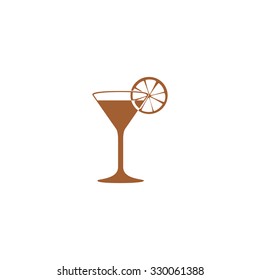 Icon martini glass.