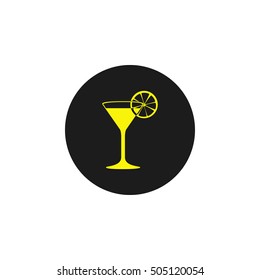 Icon martini glass.