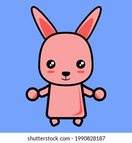 icon mascot cute animal.vector eps 10