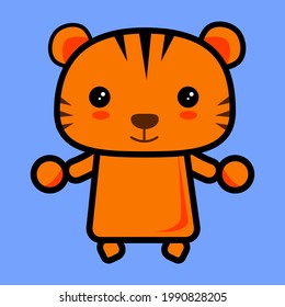 icon mascot cute animal.vector eps 10