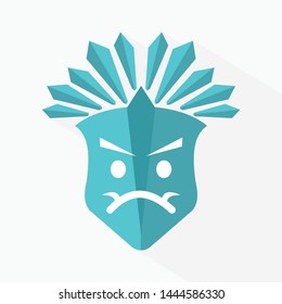icon mask. Flat Illustration for web