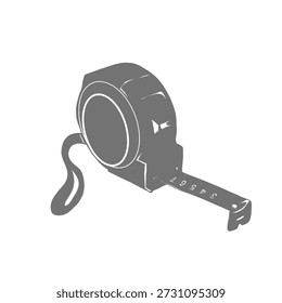 icon of a masuretape meter without background