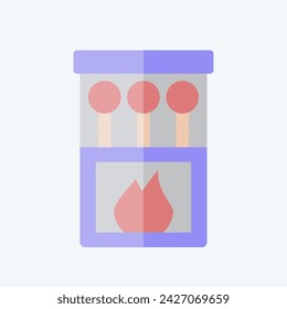 Icon Match. related to Picnic symbol. flat style. simple design editable. simple illustration