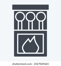 Icon Match. related to Picnic symbol. glyph style. simple design editable. simple illustration