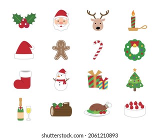 Icon material that can be used at Christmas.