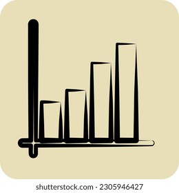 Icon Mathematical Model. related to Machine Learning symbol. hand drawn style. simple design editable