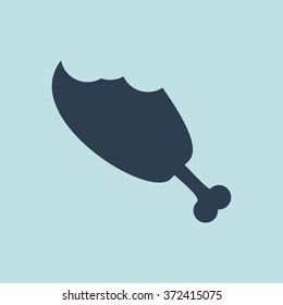 Icon Of Meat. EPS 10