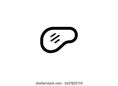 Icon Meat Vector Graphic Illustrator perfect for Restaurant