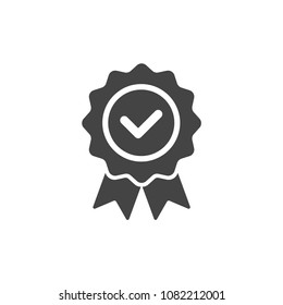 Icon medal. icons medal check list vector illustration