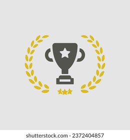  icon medal with an interesting combination of laurel