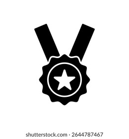Icon a medal, isolated against a clean background.